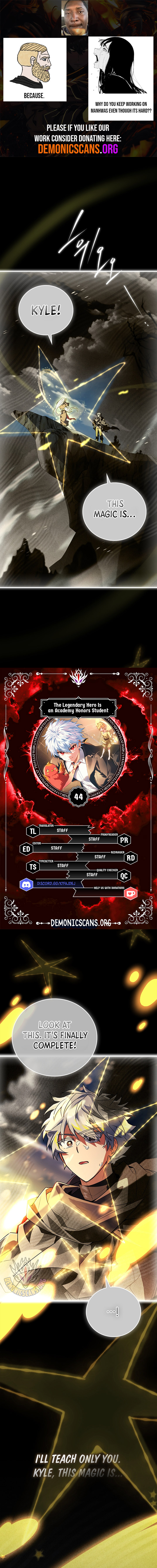 The Legendary Hero Is an Academy Honors Student Chapter 44 0